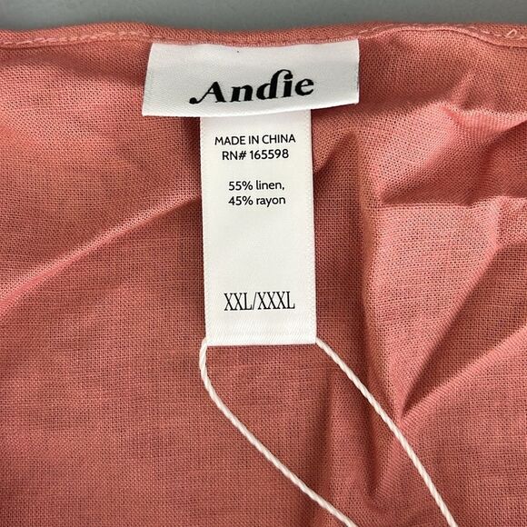 NWT Andie The Flores Sarong Linen in Sunset Size XXL/XXXL - Picture 4 of 8